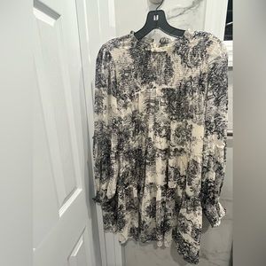 Yakira Bella Vintage Inspired Scenescape Motif Dress (M)